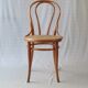 Chaise Thonet N°18, teinte merisier clair, vers 1890, cannée