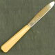 Set of 11 cheese knives or vintage dessert stainless steel blade.