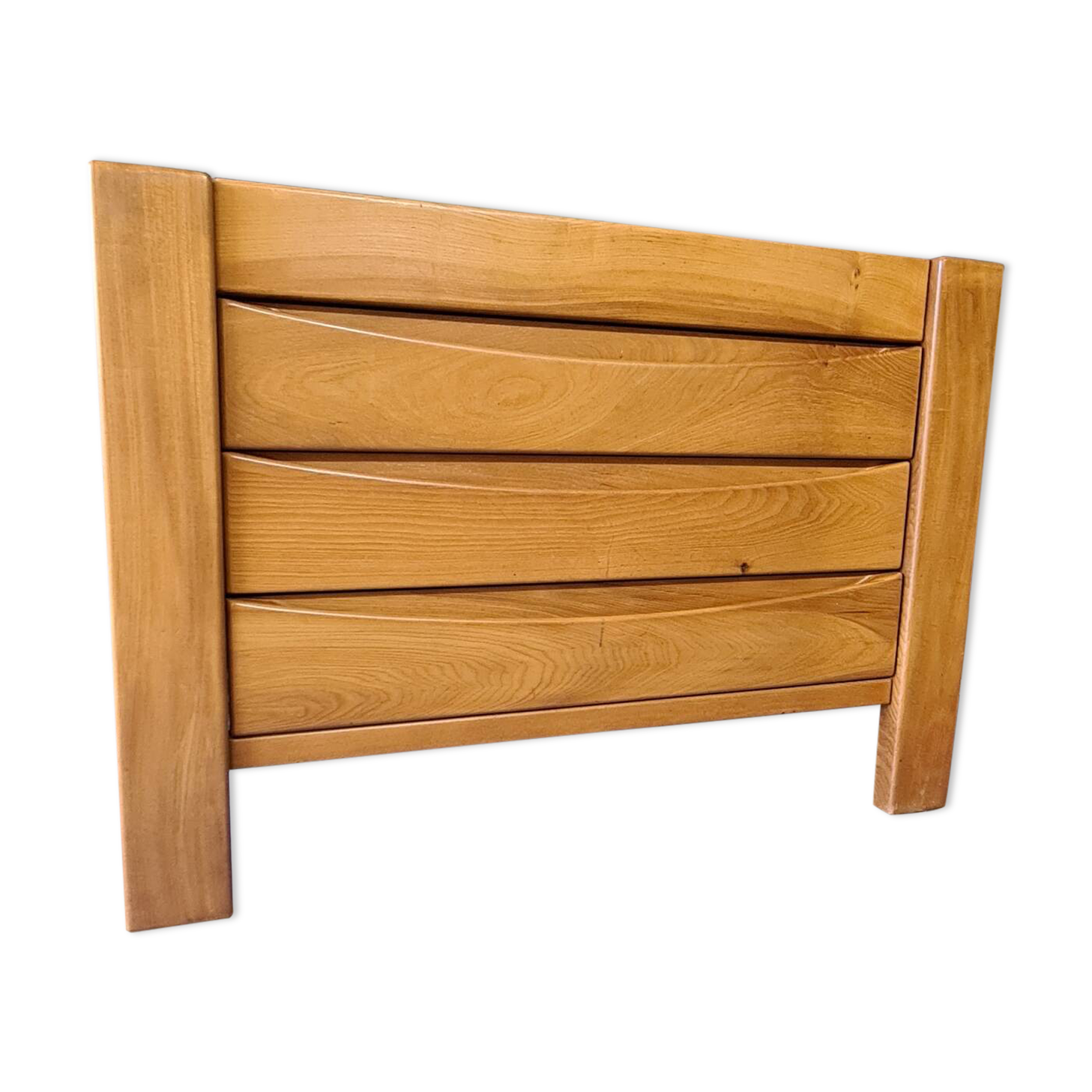 Vintage regain solid elm chest of drawers