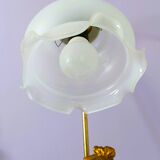 Lampe dorée fin XIXème
