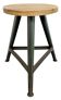 Green Industrial Workshop Stool, 1960s
