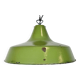 Industrial Italian Green Enamel Factory Pendant Lamp, 1960s