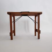 Wooden and metal  stool