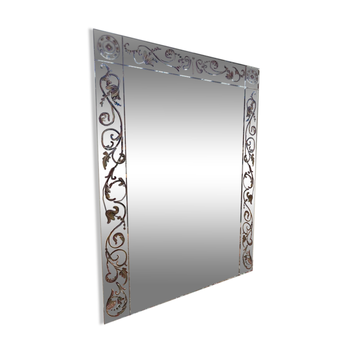 Miroir de Bistrot - Brasserie eglomisé 160 cm