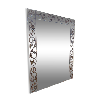 Miroir de Bistrot - Brasserie eglomisé 160 cm