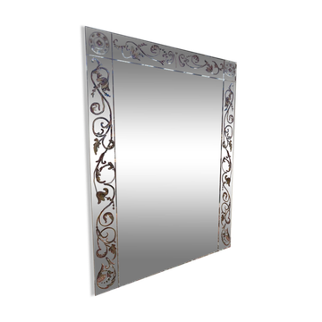 Miroir de Bistrot - Brasserie eglomisé 160 cm