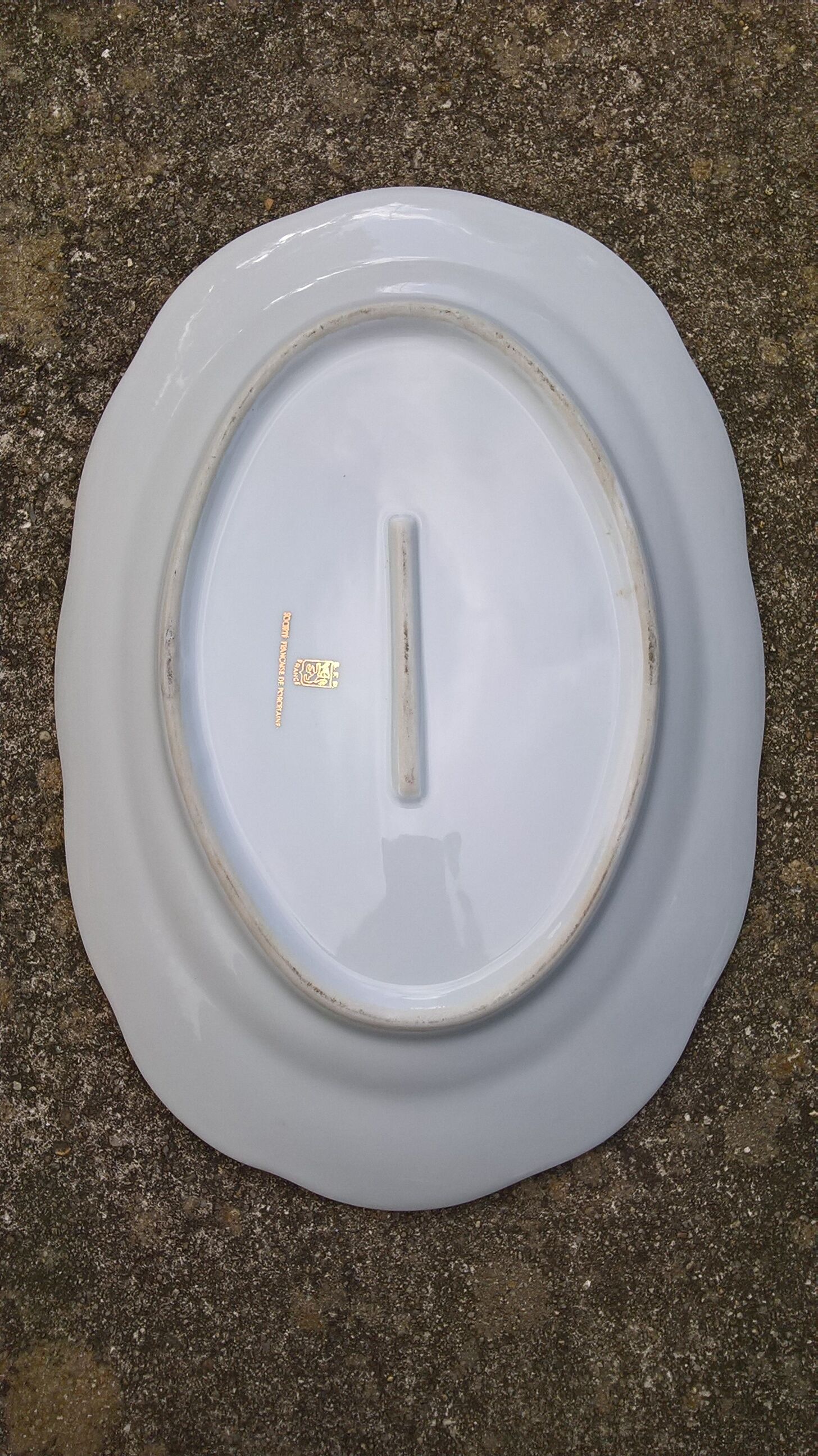 Porcelain serving dish S.F.P. French Porcelain Company