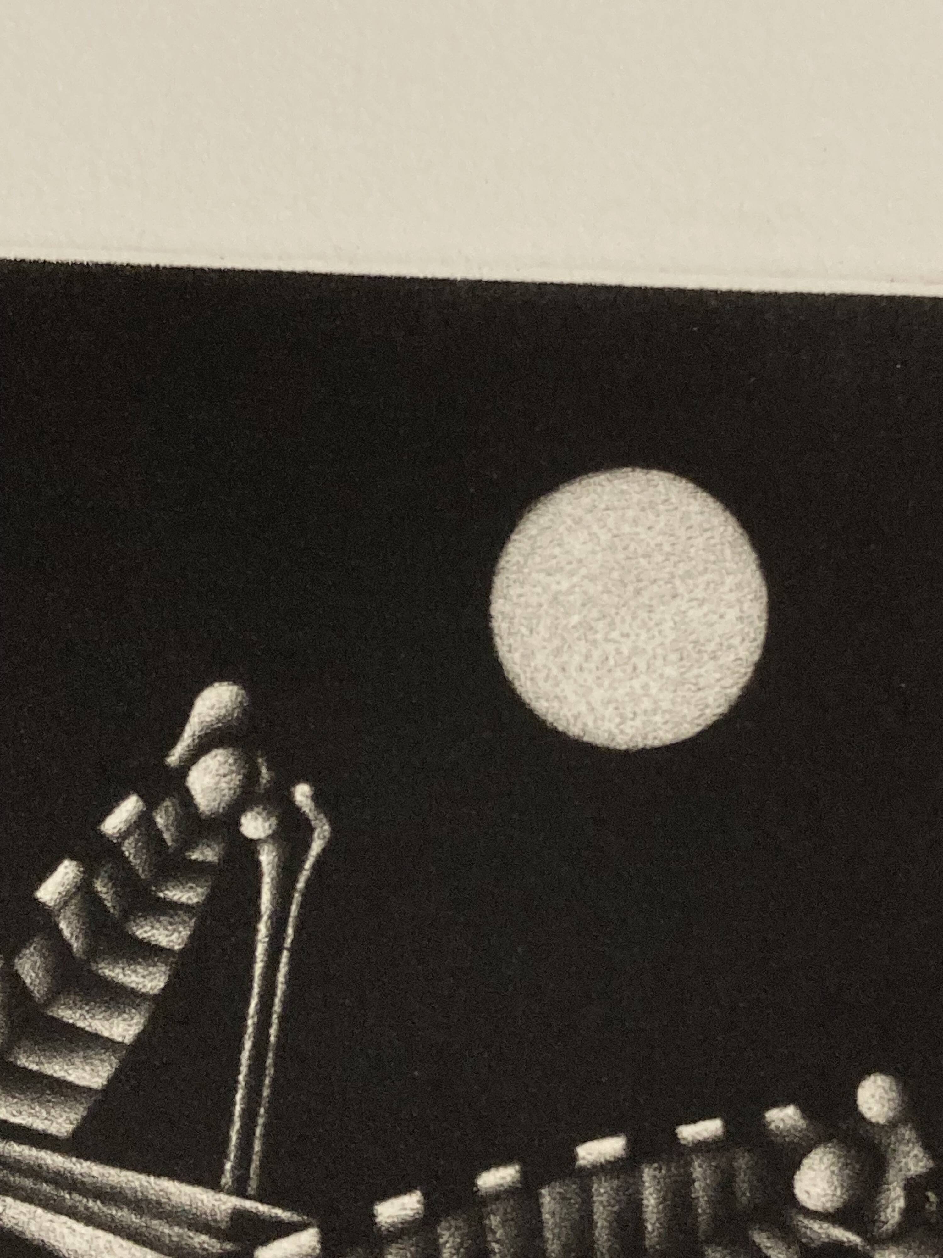Mario avati (1921-2009), cricket, black manner, 1970