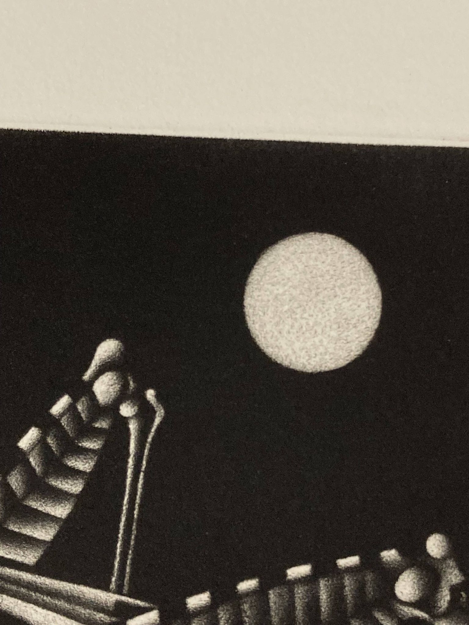 Mario avati (1921-2009), criquet, manière noire, 1970