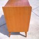 Commode rotin et chêne