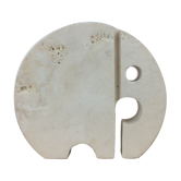 Fratelli Mannelli elephant paper press in travertine