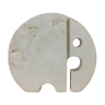 Fratelli Mannelli elephant paper press in travertine