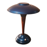 Lamp mushroom blue metal 1940