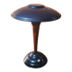 Lamp mushroom blue metal 1940
