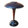 Lamp mushroom blue metal 1940