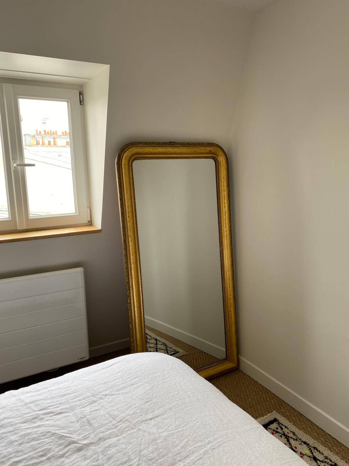 Large gold mirror in Louis-Philippe style – 87 x 172 cm