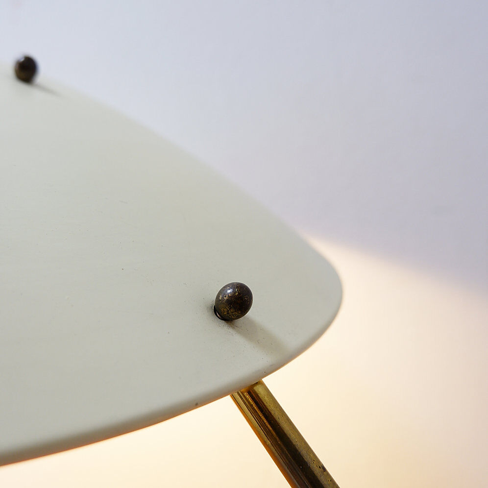 Large Italian metal table lamp in Mid-Century Modern style - 1950s