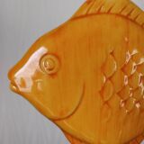 Vintage ceramic fish lamp base