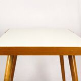 Mid-Century Modern Coffee Table with Glass Top from Cesky Nabytek, 1960s