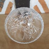 Bonbonnière ciselée cristal forme sphère