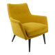 Vintage mid century yellow lounge armchair from '60s