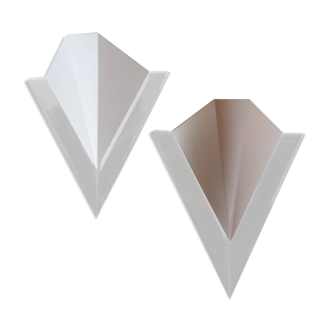 Pair of Dutch design wall light