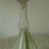 Carafe en verre effet dentelle pointe de diamant