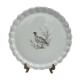 Hand-painted pheasant dish porcelain Au Vase Etrusque Paris