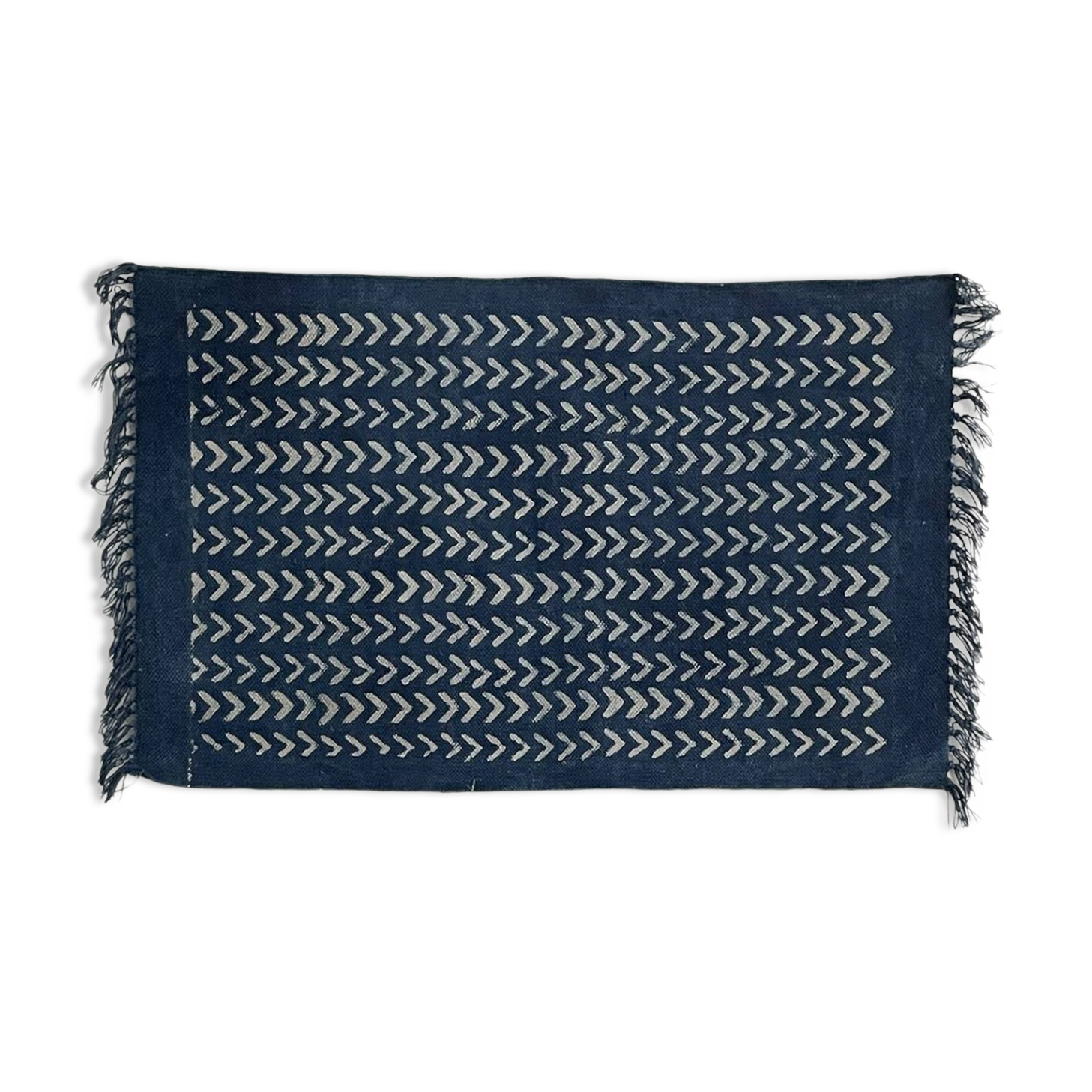 2x3 ft - cotton hand weaved hand block printed indigo tapestry,wall art,traditional wall decor.