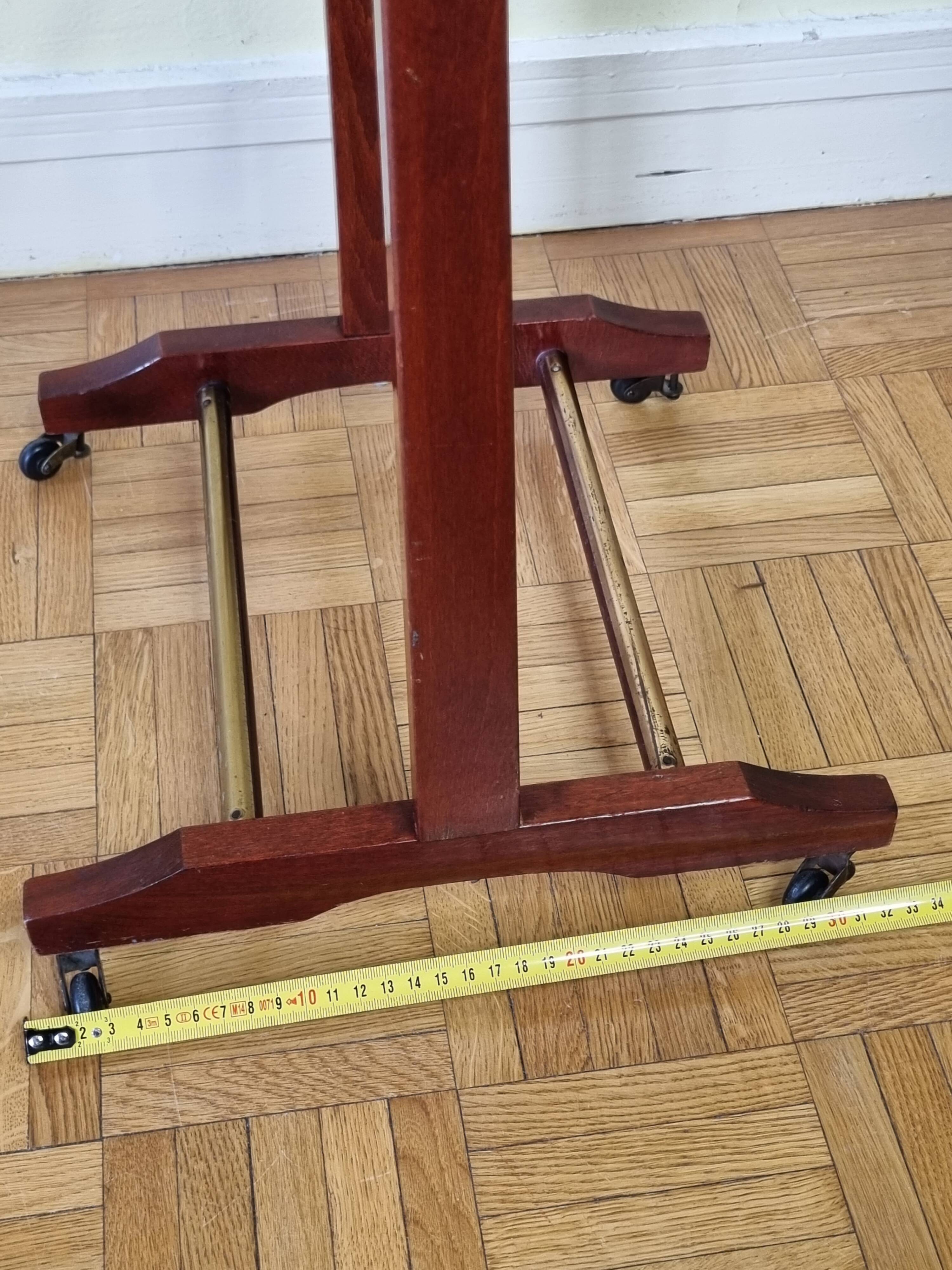 Fratelli Reguitti wooden valet, 1950s, 104 cm