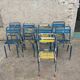 Set of 9 Tolix chairs