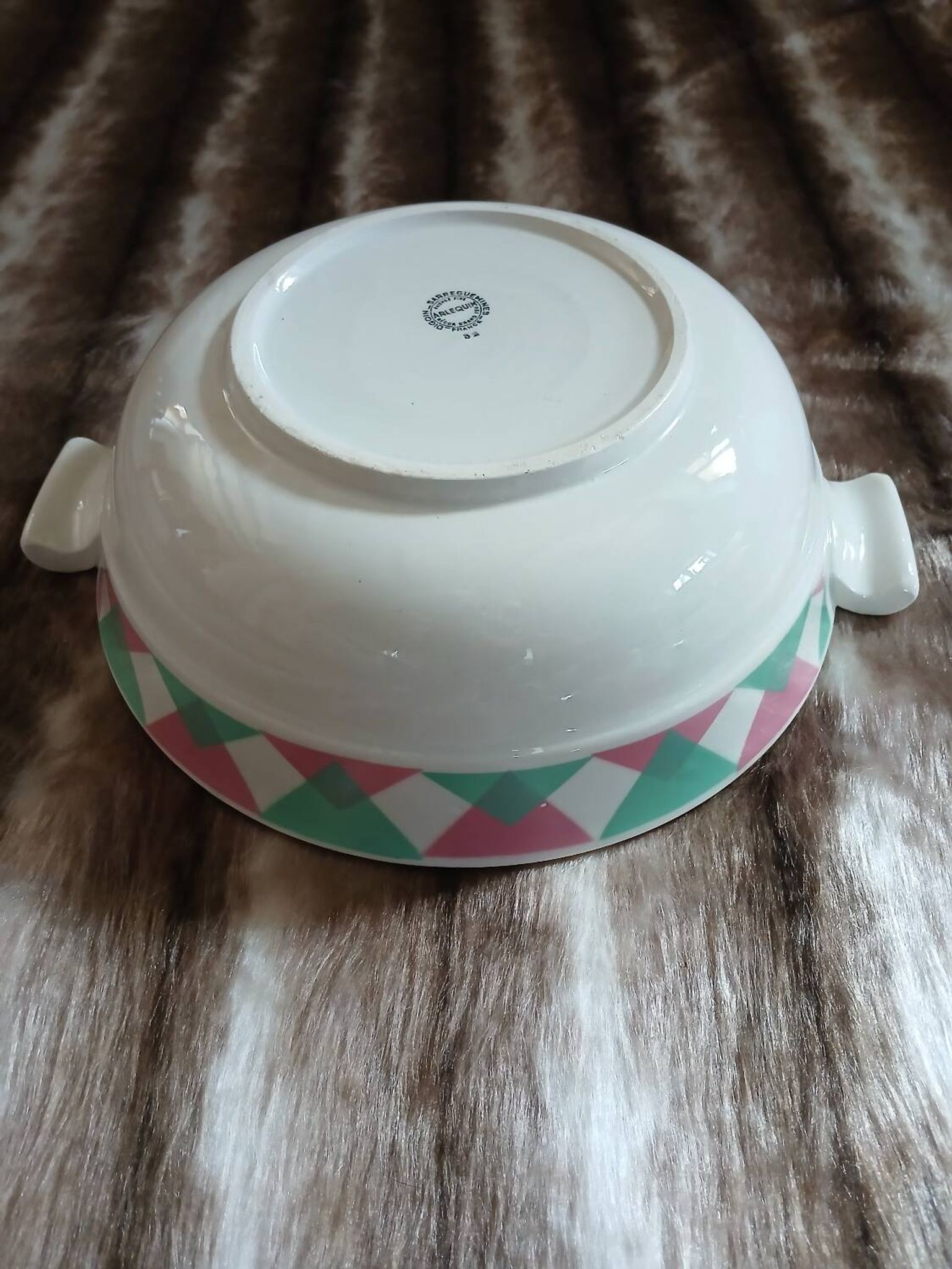 Antique soup tureen from Digoin and Sarreguemines