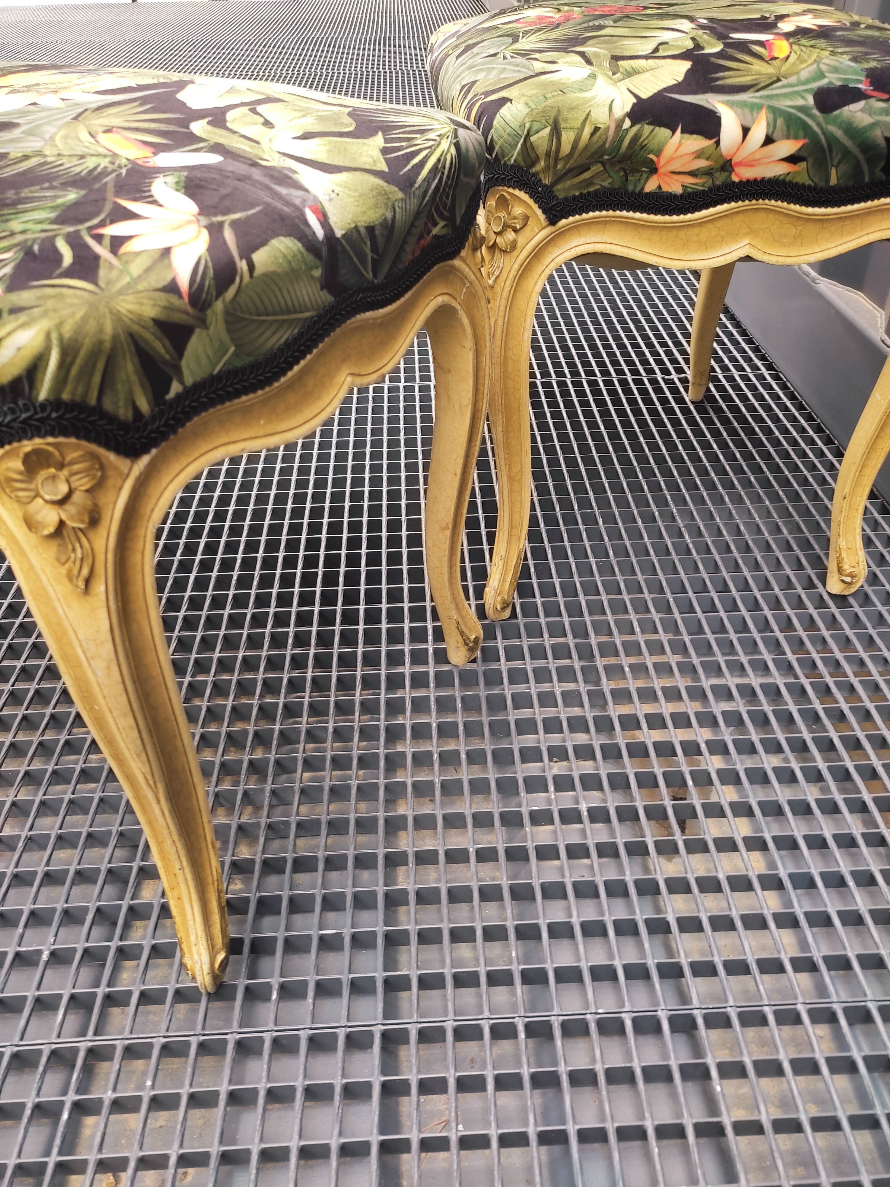 Pair of antique stools