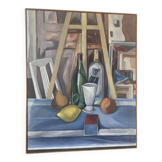 Nature morte de 1956 signé