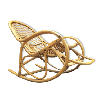 Rattan rocking chair