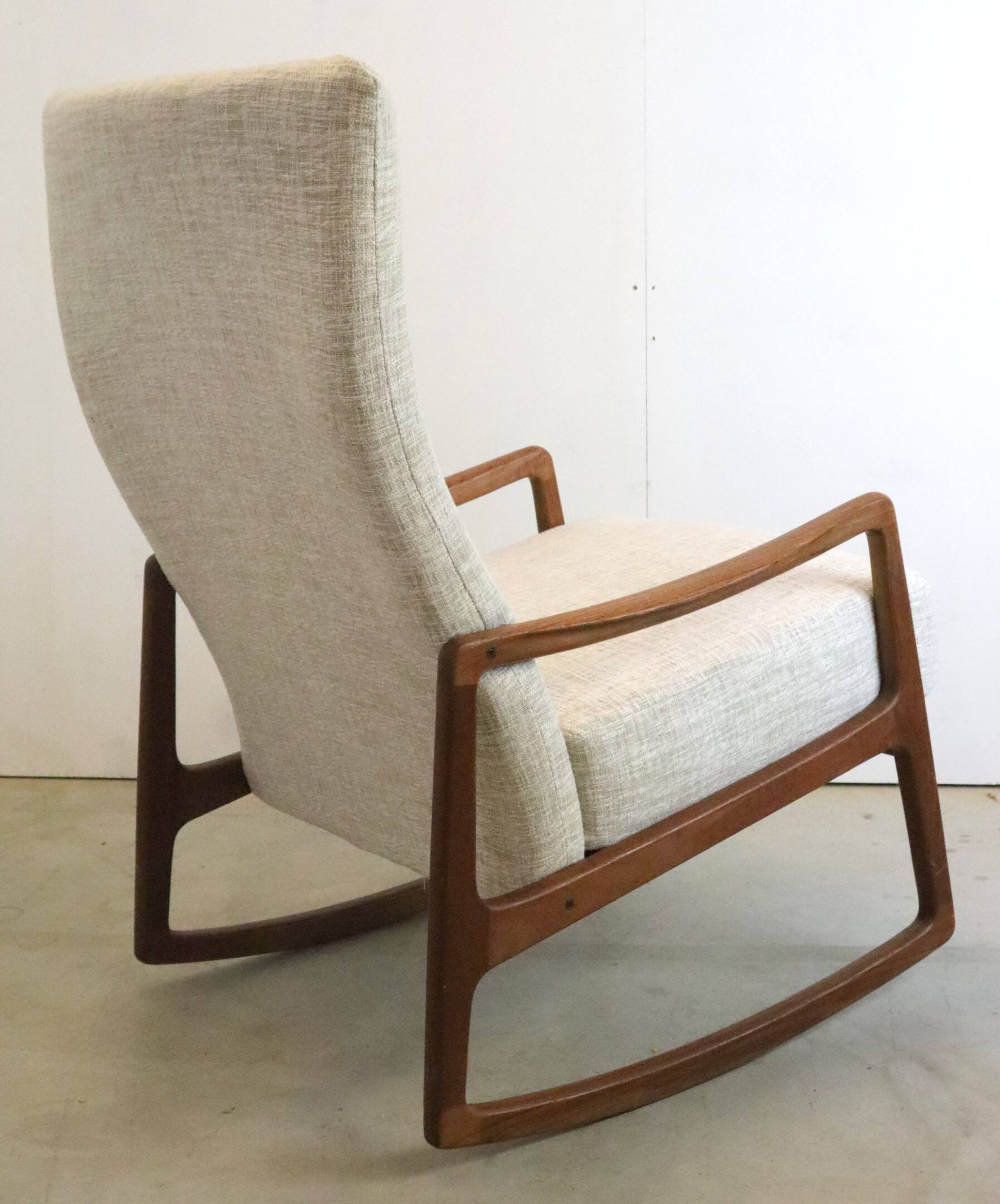 Ole Wanscher pour France & Son rocking chair 'Ulfborg' vintage