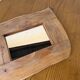 Brutalist organic mirror wood 1960s
