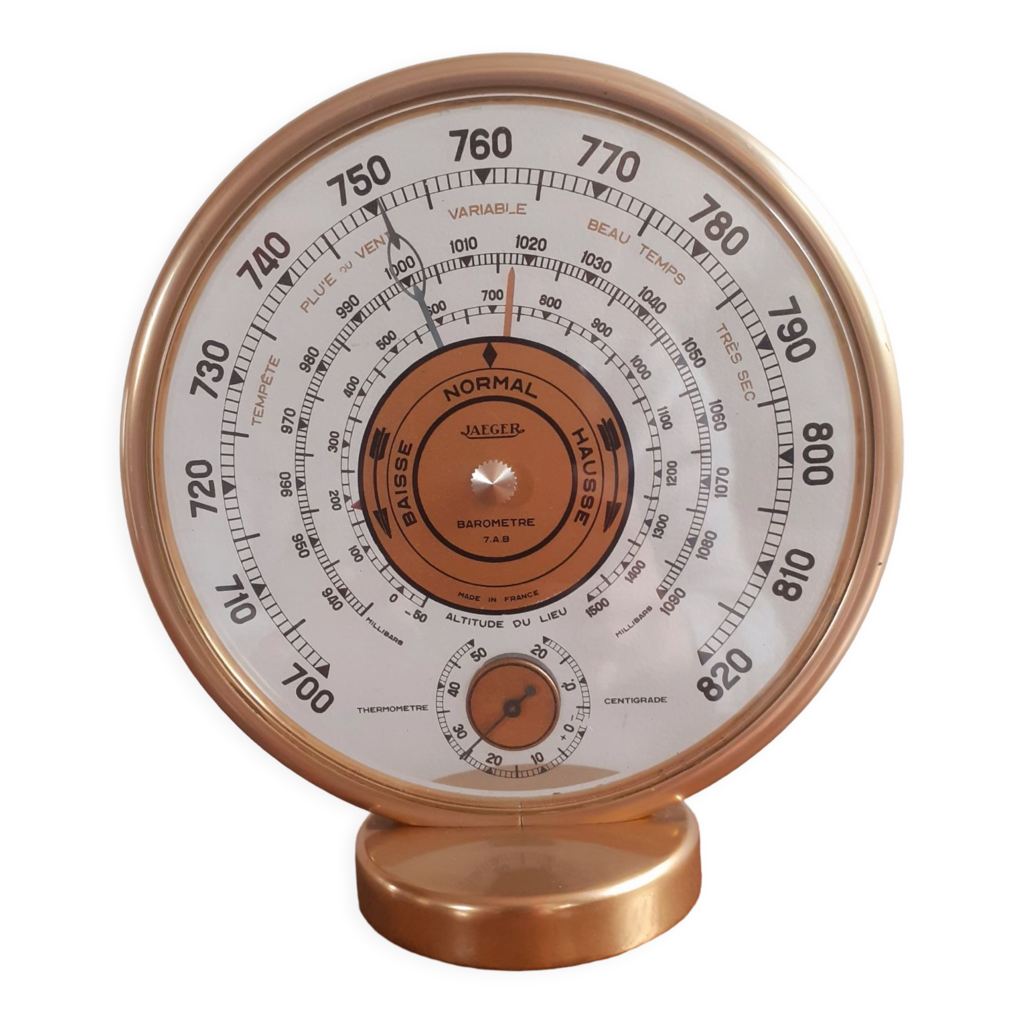 Jaeger Barometer 50 years