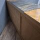 Art Deco buffet in flame walnut veneer, French work from the 1930s.