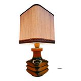 Old vintage design ceramic lamp from the 70s CARI ZALLONI for Steuler