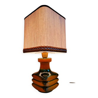Old vintage design ceramic lamp from the 70s CARI ZALLONI for Steuler