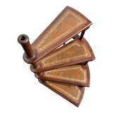 Victorian Leather Library Staircase, England