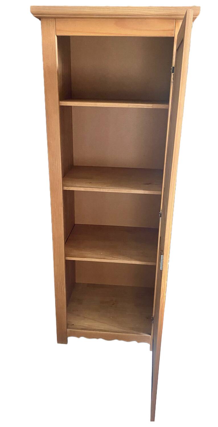 Oak solid wood bonnetière wardrobe