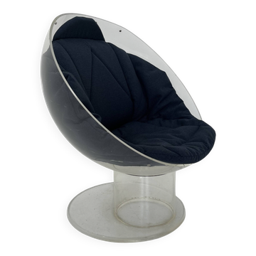 Fauteuil Egg du milieu du siècle, années 1970