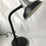 Lampe Aluminor noire et grise 1970