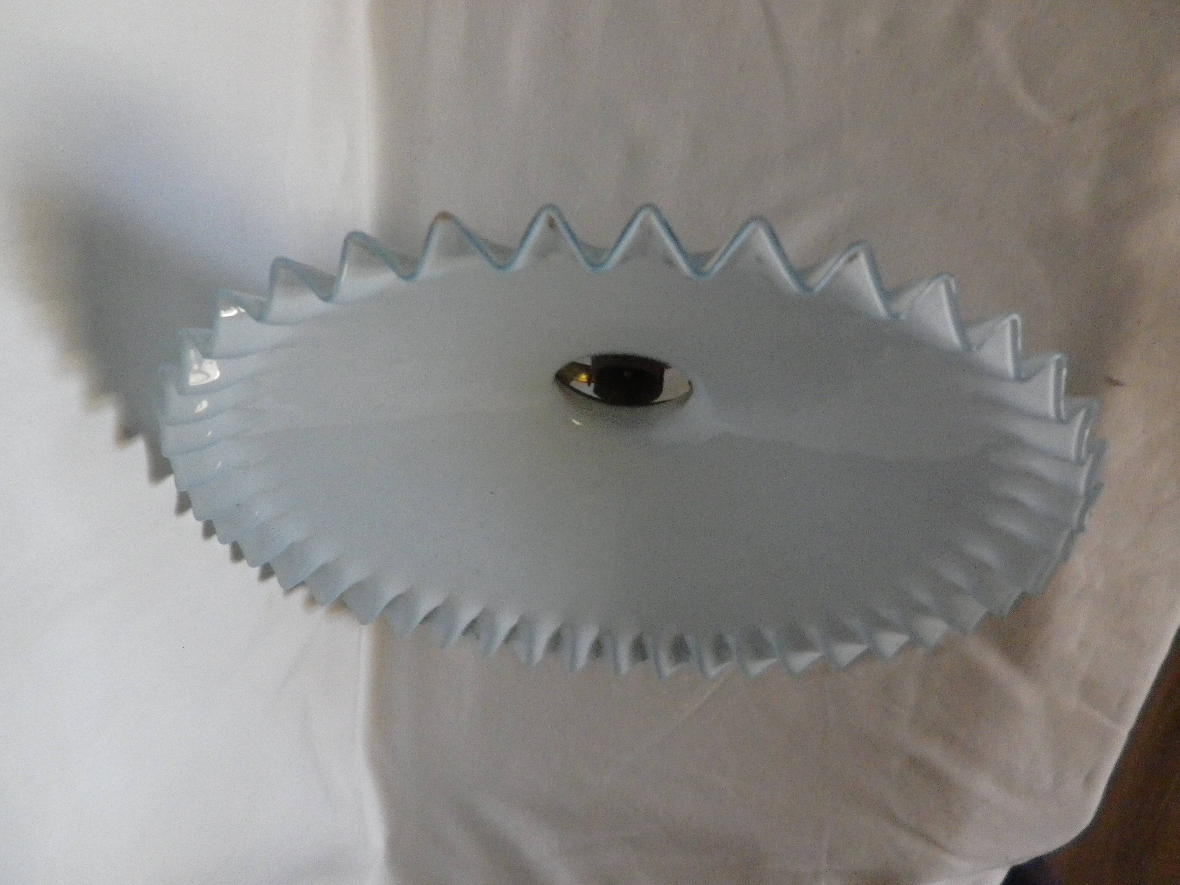 blue serrated opaline