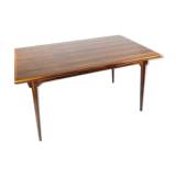 Dining table in rosewood with extensions from the 1960s