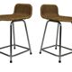 Ensemble de 4 tabourets de bar vintage Dirk Van Sliedregt Rohe Noordwolde modèle bas