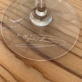 Champagne flutes cristal de bohemia signed veuve clicquot ponsardin