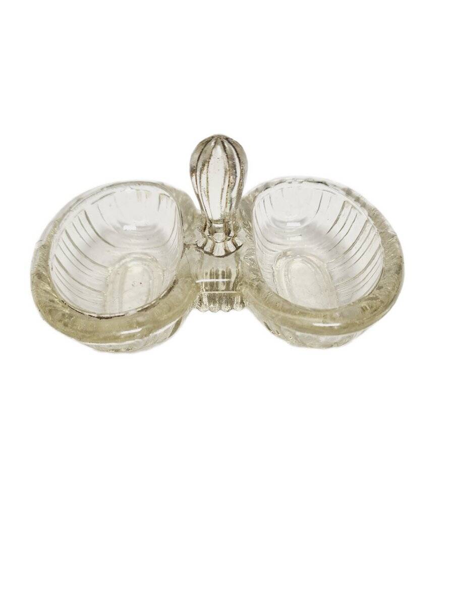 Art Nouveau salt and pepper holder by HSG Ząbkowice, Poland, 1920s